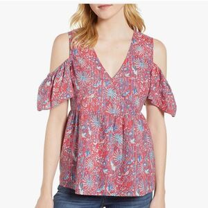 Lucky Brand cold shoulder top